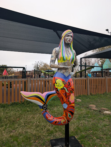 Mermaid Statue #10 Blooming Brightly